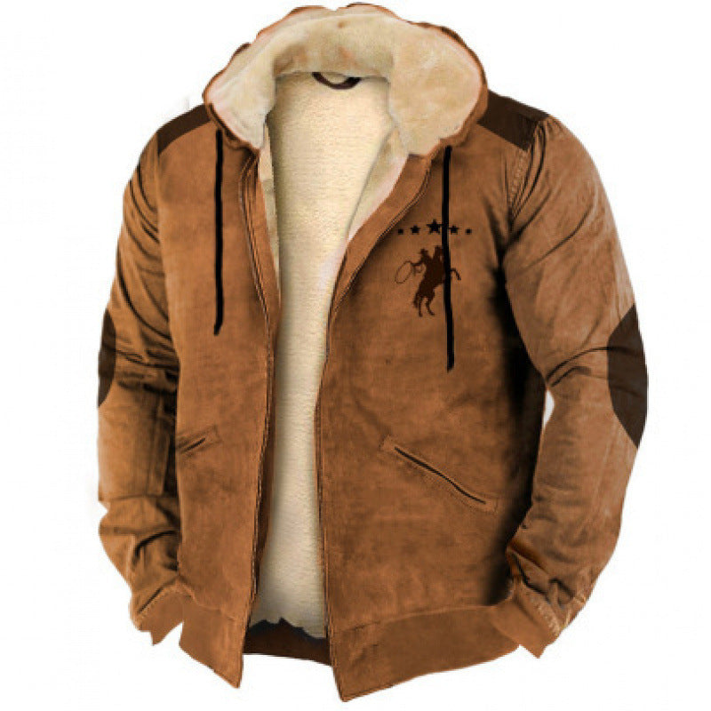 Drune | Hoodie Wollmix - Relaxed Fit Boho Stil