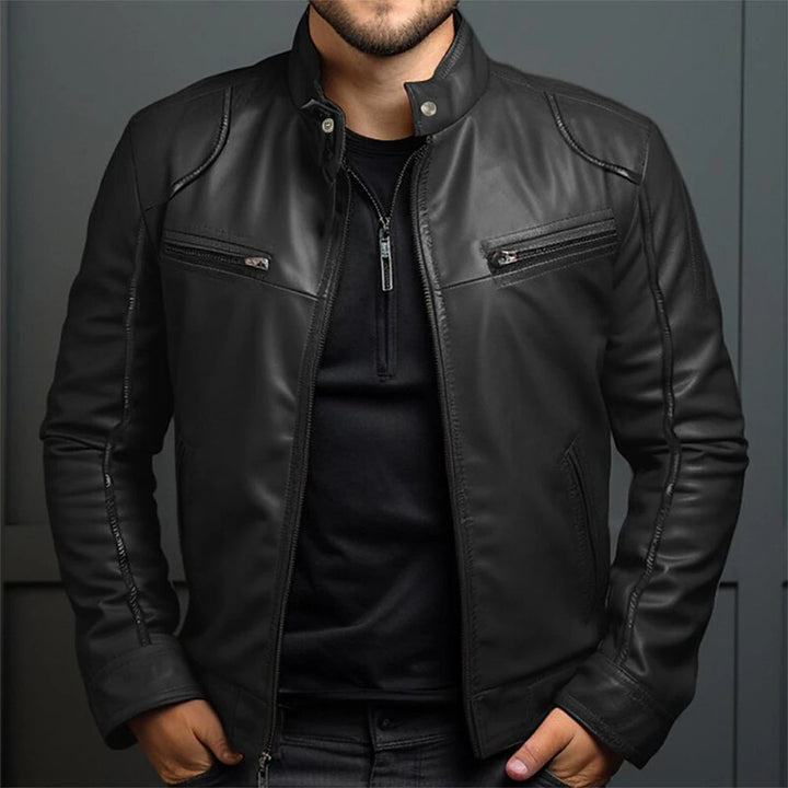 Drune | Stilsichere Retro Motorradjacke für Herren