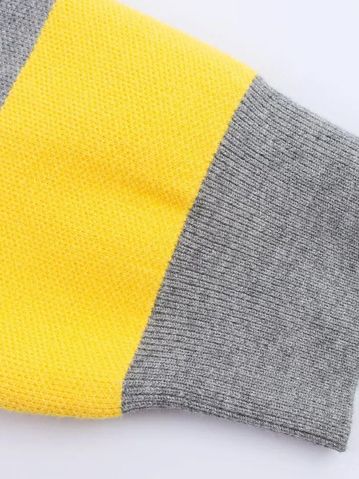 Drune | Gestreiftes Strick-Polo
