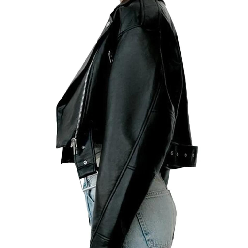 Drune | Slim-Fit-Lederjacke für Frauen