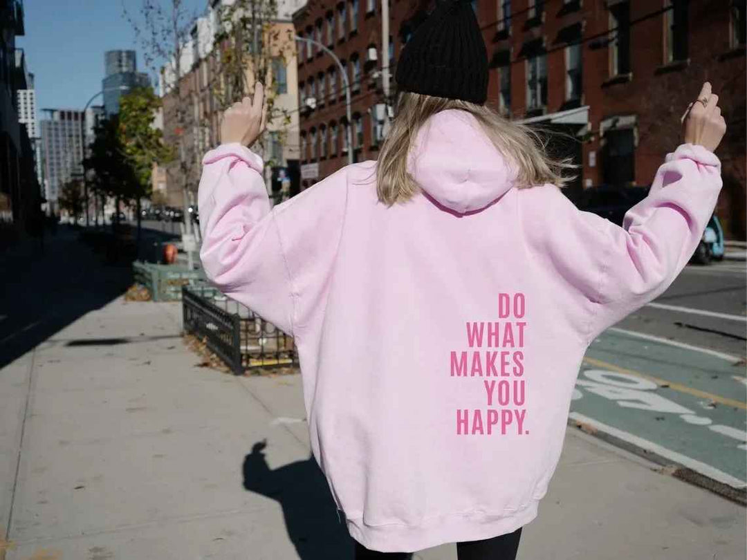 Drune - Damen Hoodie - Lässiger Streetstyle mit Schriftzug