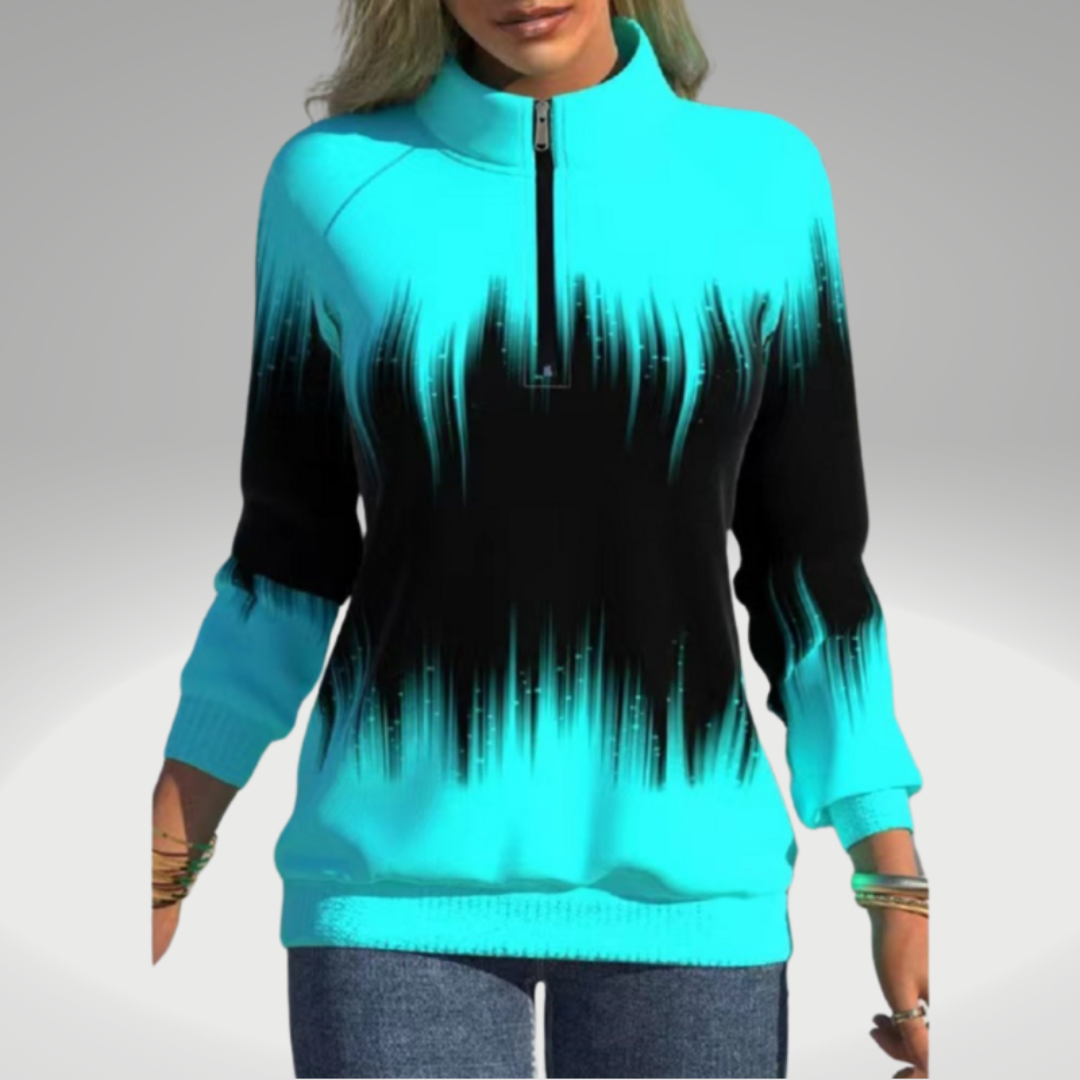Drune - Damen Sweatshirt mit Farbverlaufdruck