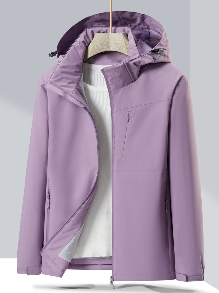 Drune | Wasserdichter Winter-Casual mit Kapuze und Fleece-Futter für Frauen Ideal für Herbst und Winter