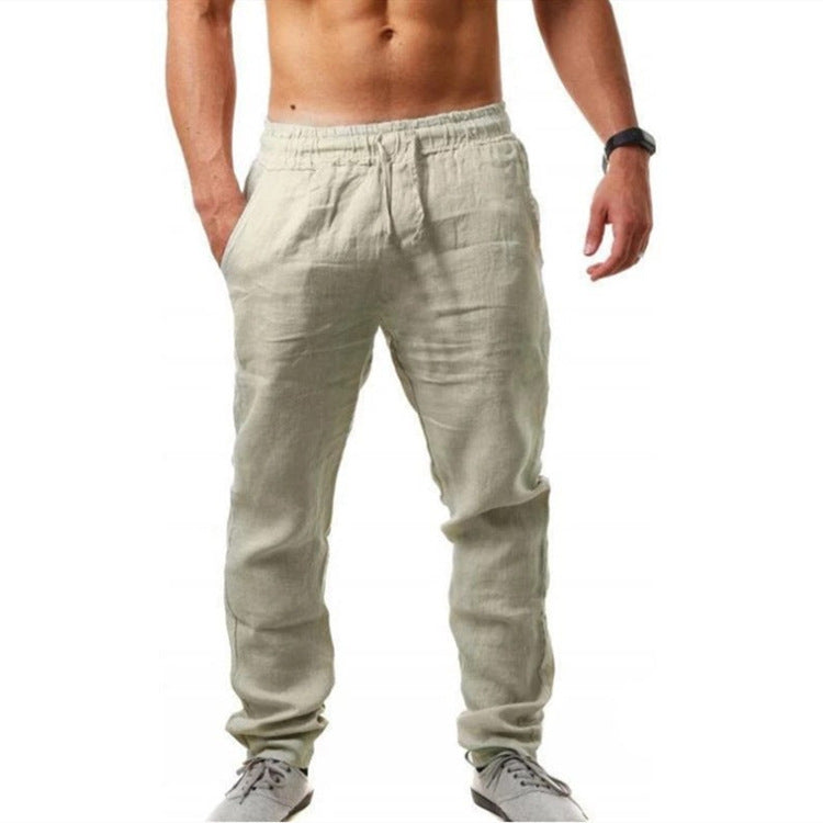 Drune | Lässige Leinenhose Für Herren