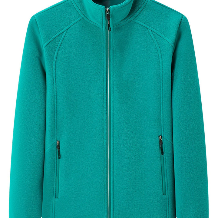 Drune | Plüsch Damen Outdoorjacke mit Hohem Kragen und Langen Ärmeln