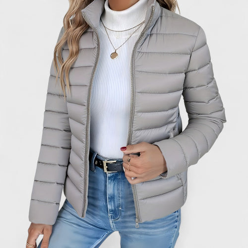 Drune | Elegante lange Damenjacke im klassischen Stil