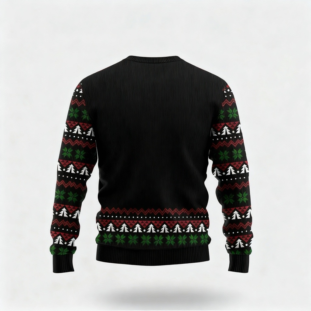 Drune | Skurril, Gemütlich & Festlich: Der Lustige Santa Druck Weihnachts-Pullover