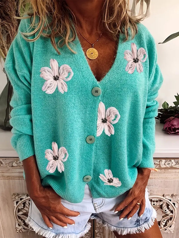 Drune | Solide Farbige Cut-Out Strickpullover - Stylische Damenmode