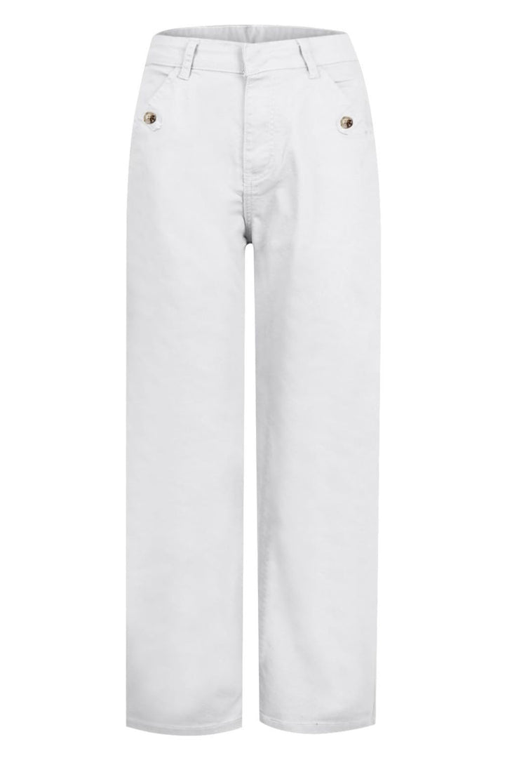 Drune | Hochtaillierte Jeans Mit Taschen Klassisch, Stilvoll Und Vielseitig