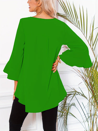Drune | Bluse mit Rundhalsausschnitt für Den Frühling