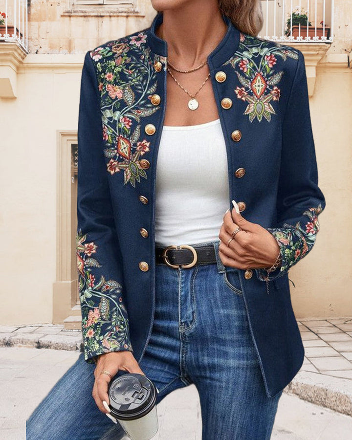 Drune | Doppelreihige Blazer mit Druck