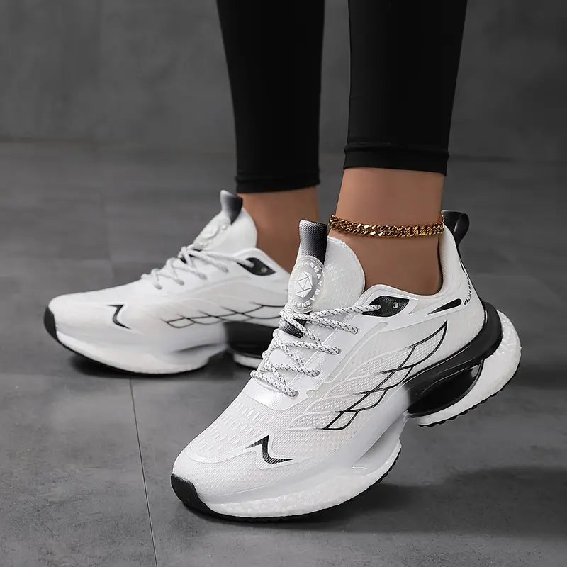 Drune | Atmungsaktive Wasserdichte Plateau Sneakers Aus Mesh
