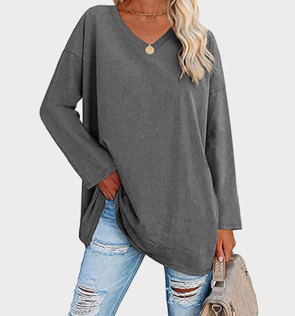 Drune | Stylish long-sleeved sweater for an elegant everyday outfit