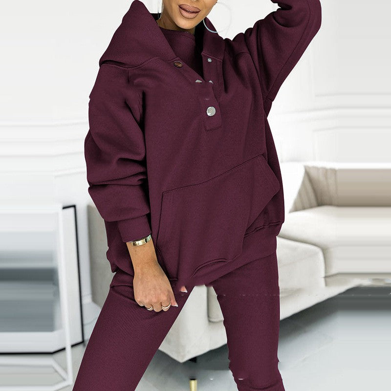 Drune | 3-Teiliges Damen-Sportset Für Herbst Und Winter