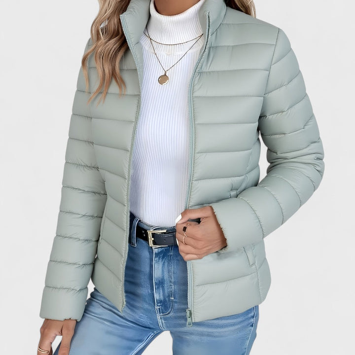 Drune | Elegante lange Damenjacke im klassischen Stil