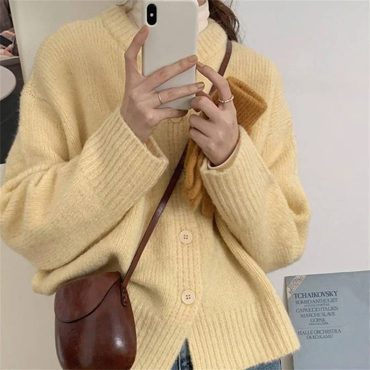 Drune | lässiger Strickcardigan-Pullover