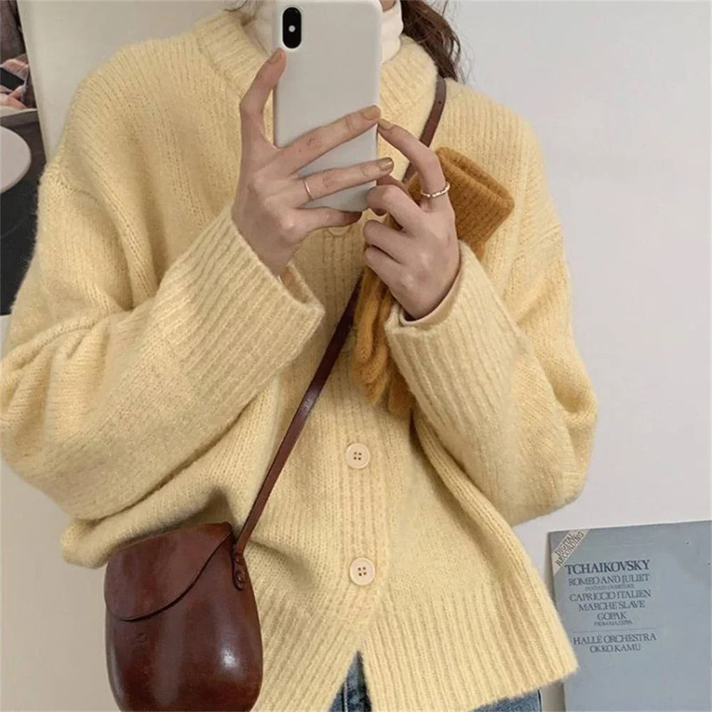Drune | Cozy casual knit cardigan sweater