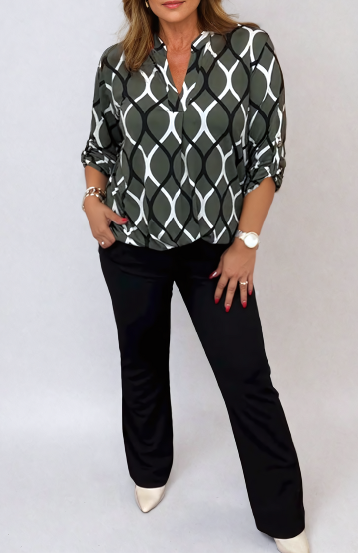 Drune | Bluse mit Leichter und Eleganter Passform