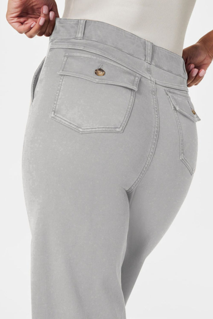 Drune | Hochtaillierte Jeans Mit Taschen Klassisch, Stilvoll Und Vielseitig