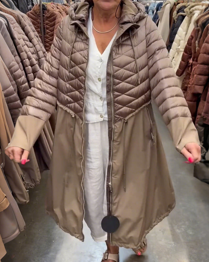 Drune | Gesteppte Jacke mit Kapuze