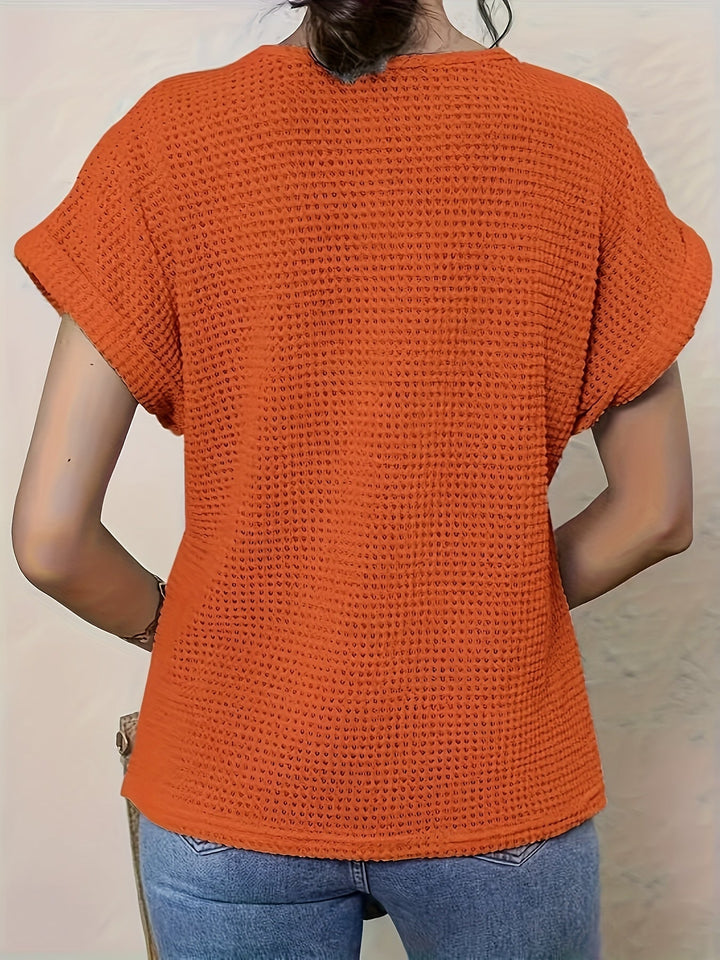 Drune | Elegantes Spitzen-T-Shirt mit Stilvollen Details