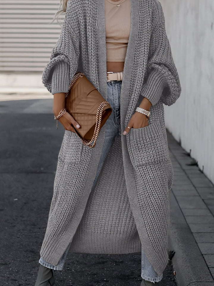Drune Strickcardigan Aus Wolle Mit Taschen Für Damen | Perfekt Für Den Alltag