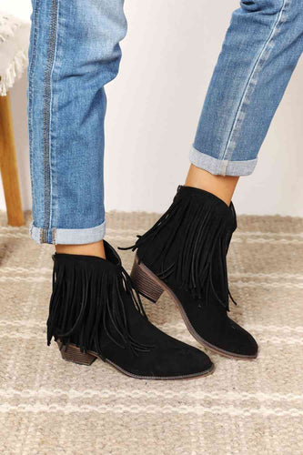 Drune | Legend Damen Fransen Cowboy Western Stiefeletten