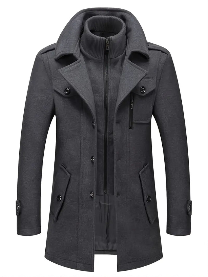 Drune - Doppelkragen-Jacke