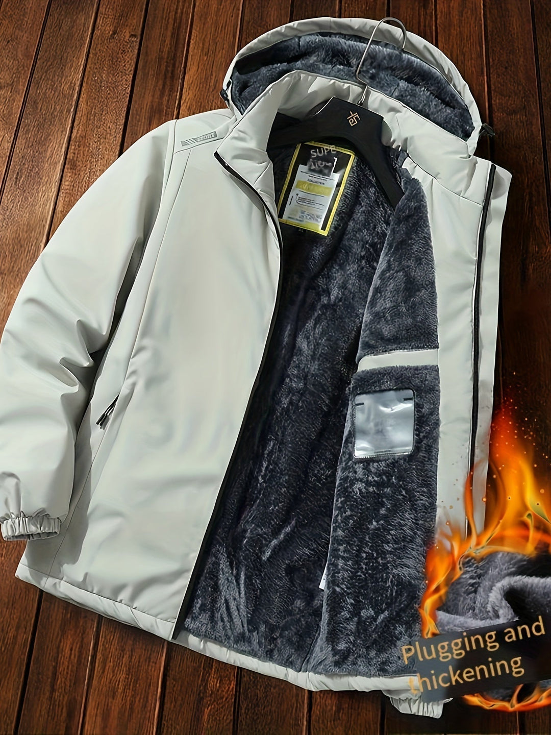 Drune | Winterjacke mit Kapuze für Herren - Ideal für den Winter