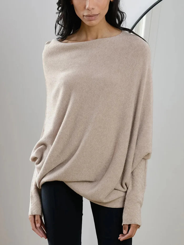 Drune | Asymmetrisch Drapierter Pullover