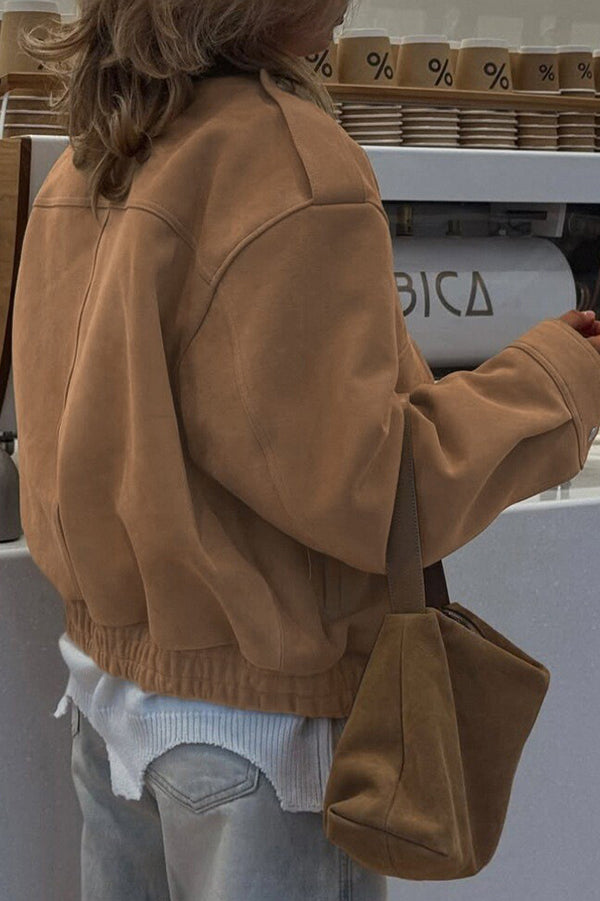 Drune | Freizeitjacke mit Reißverschluss und Langen Ärmeln