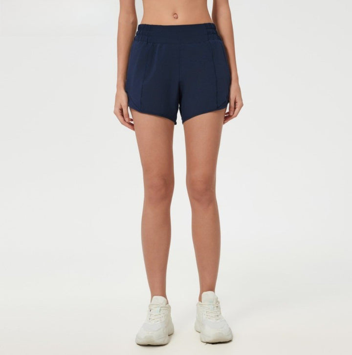 Drune | Yoga-Shorts mit hoher Taille und Bauch