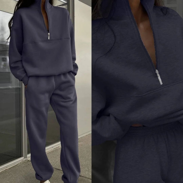 Drune™ - Neu Polokragen Mode Sweatshirt Anzug [Letzter Tag Rabatt]