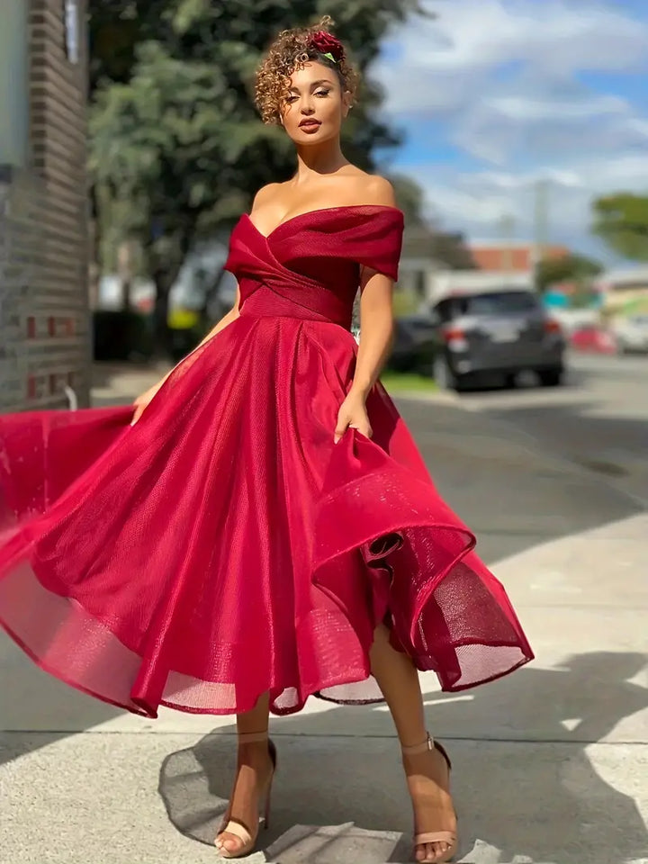 Drune | Stilvolle Strapless Brautfestkleid Mit Spirit