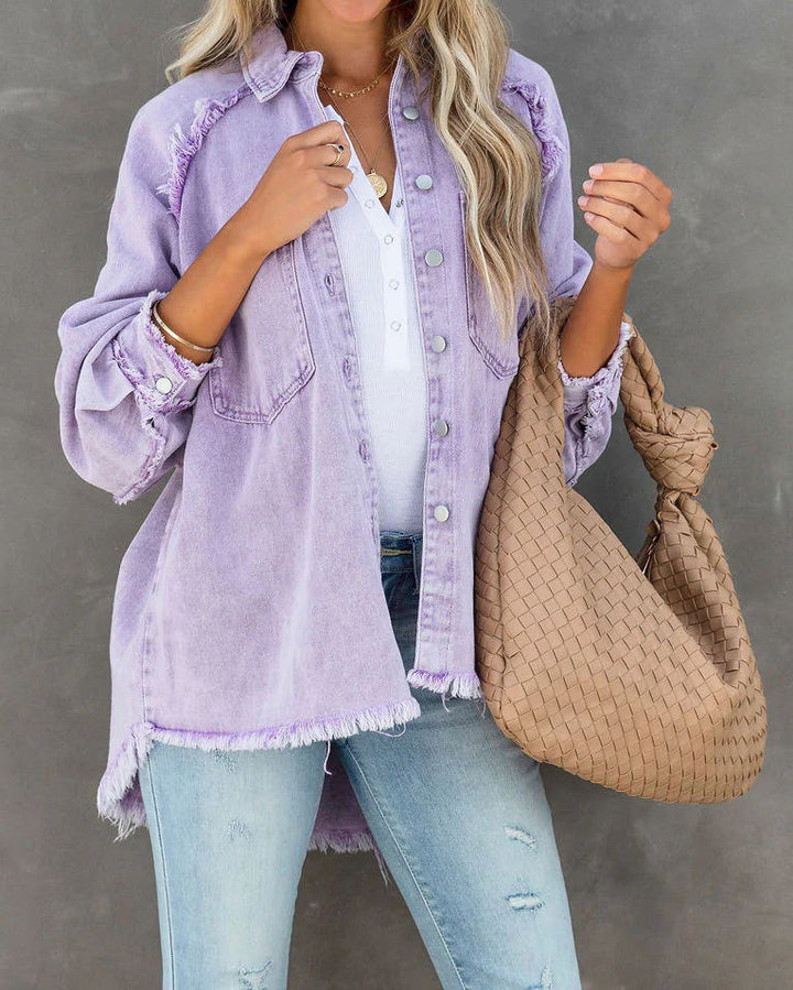 Drune | Edge Patchwork Pocket Denim-Jacke