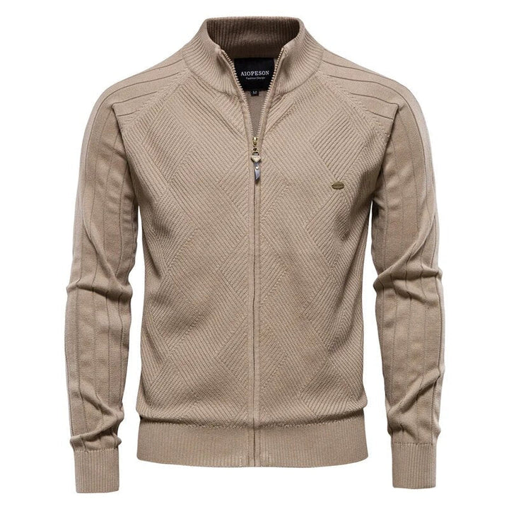 Drune | Warme und lässige College-Strickjacke