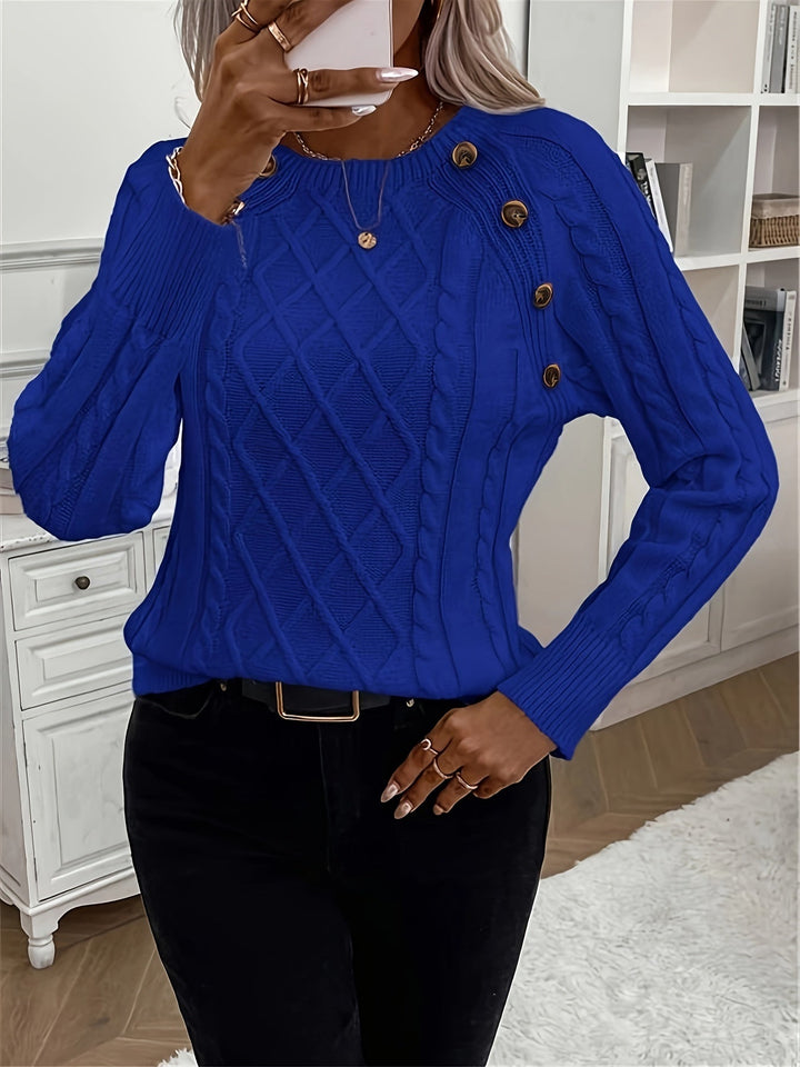 Drune | Kabelstrickpullover Damen