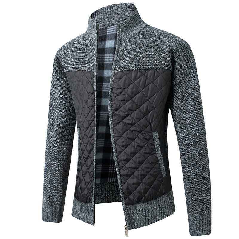 Drune | Strickjacke mit Stehkragen