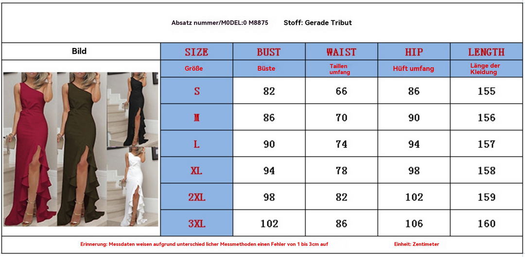 Drune | Swing-Kleid mit geteiltem Rüschensaum