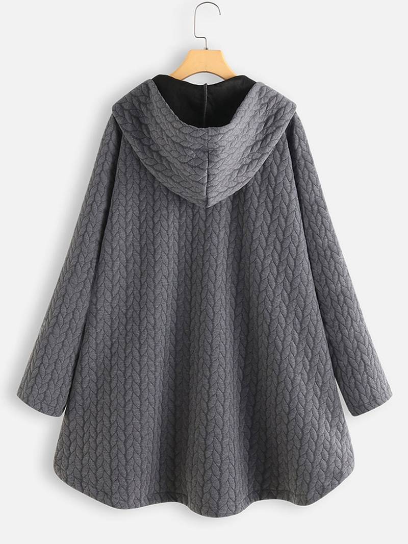 Drune | Warme Winterjacke Rotwein