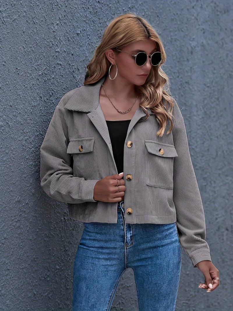 Drune | Kurze Cordjacke für Damen