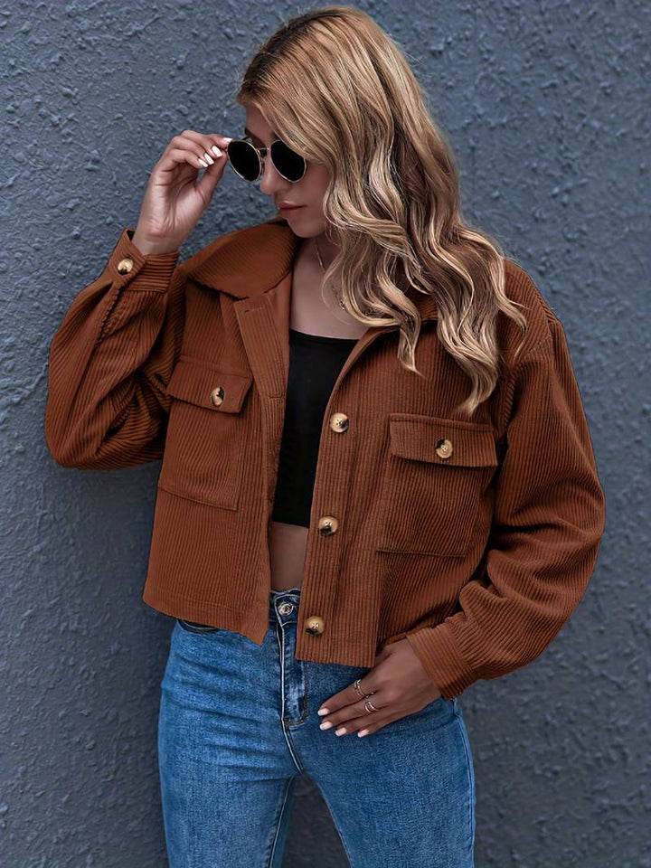 Drune | Kurze Cordjacke für Damen