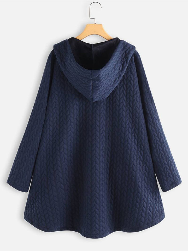 Drune | Warme Winterjacke Rotwein