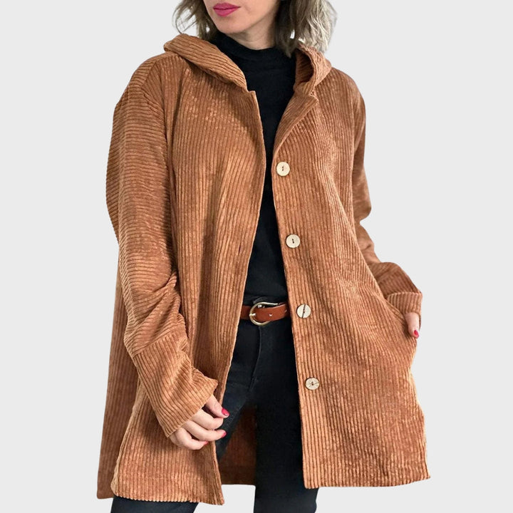 Drune | Gemütliche Kordjacke mit Kapuze