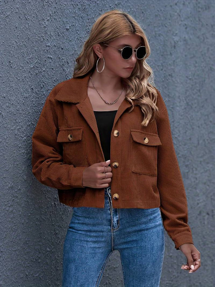 Drune | Kurze Cordjacke für Damen