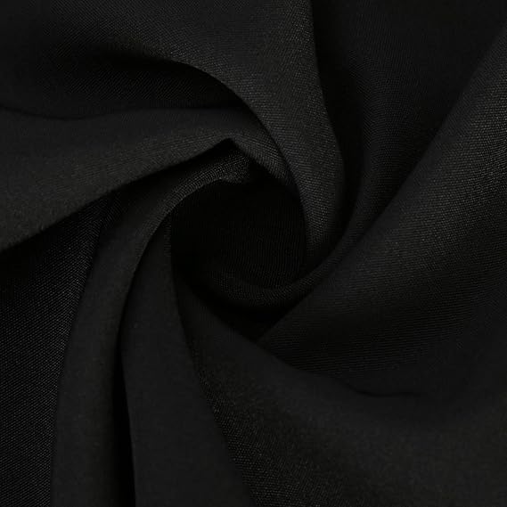 Drune | Schwarzes Plissiertes Oberteil mit Spaltärmeln