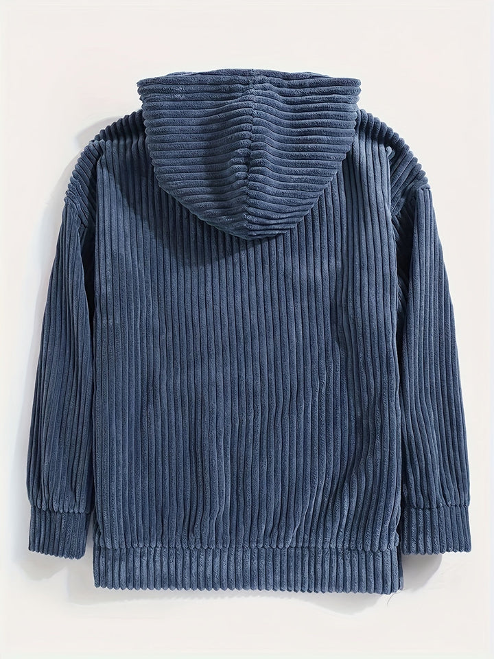 Drune | Pullover Mit Kapuze Aus Cord
