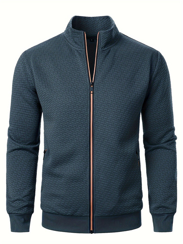 Drune | Leichtgewicht Jacke mit Strukturmuster Polyester Komfort und Stil