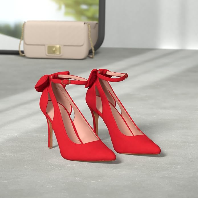 Trendige High Heels mit Schleife - Hailey Drune