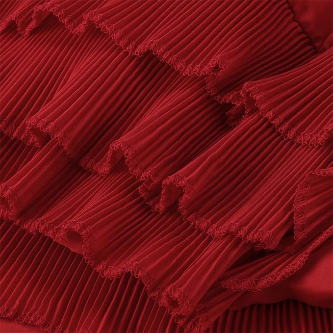 Drune - Elegantes Kleid mit gerafften Ärmeln